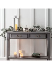 Lights4fun Grey LED Pillar Candle Trio - Image 3 of 5
