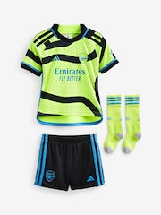 adidas White Arsenal 23/24 Away Mini Kit - Image 1 of 5
