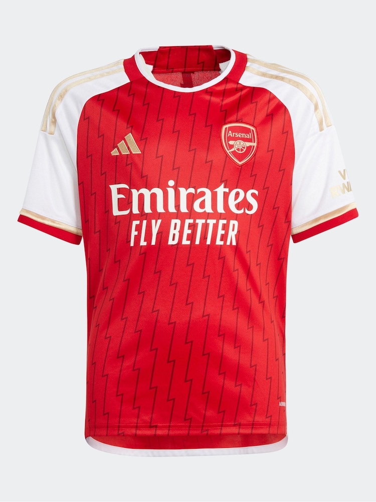 adidas Red Blank Kids Arsenal 23/24 Home Jersey - Image 1 of 5