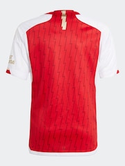 adidas Red Blank Kids Arsenal 23/24 Home Jersey - Image 2 of 5