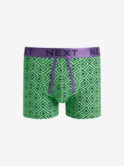 Bold Geo 4 pack A-Front Boxers - Image 3 of 7