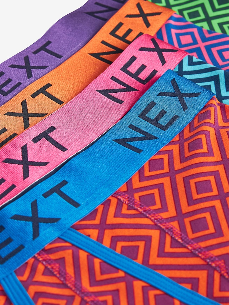 Bold Geo 4 pack A-Front Boxers - Image 7 of 7
