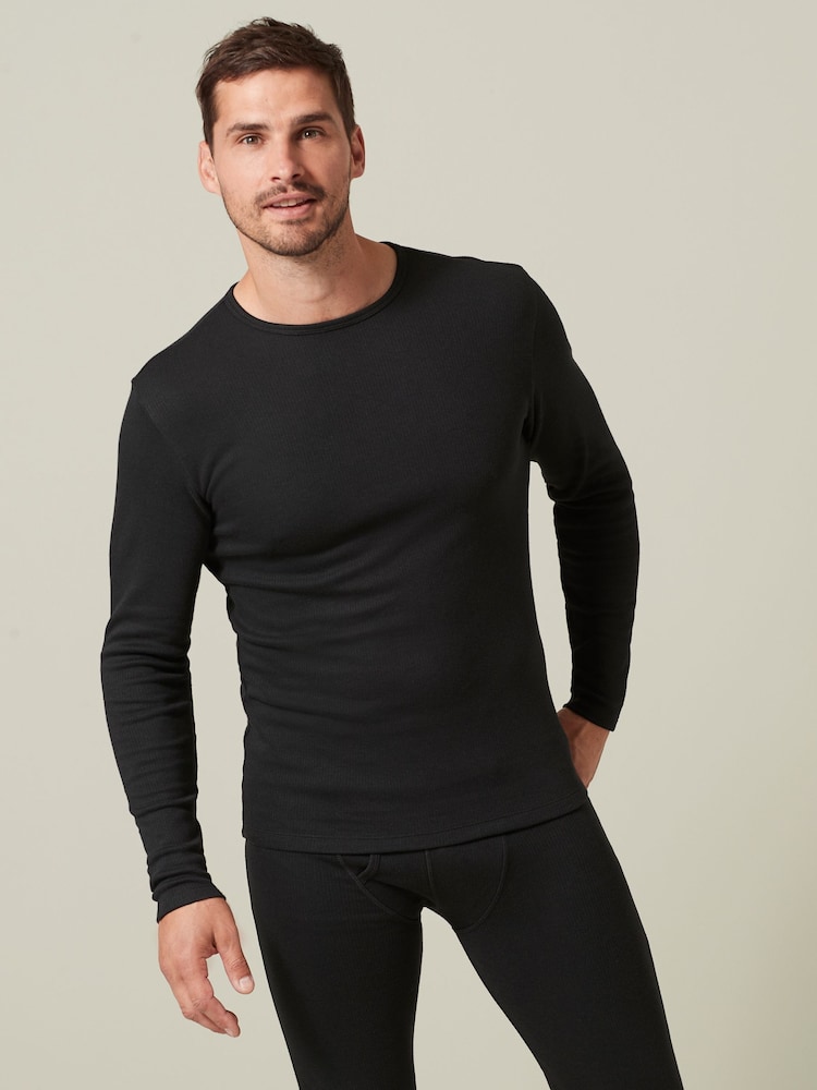 Schwarz - Thermo-Langarm-Top 2er-Pack - Bild 1 von 8 Schwarz - Thermo-Langarm-Top 2er-Pack - Bild 1 von 8
