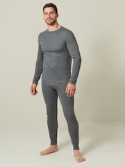 Grey 2 Pack Thermal Long Sleeve Top - Image 3 of 14