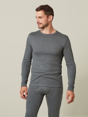 Grey 2 Pack Thermal Long Sleeve Top - Image 8 of 14