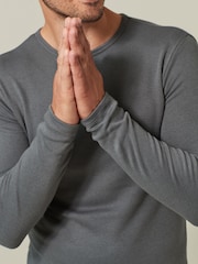 Grey 2 Pack Thermal Long Sleeve Top - Image 9 of 14