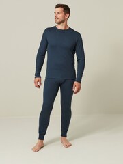 Navy 2 Pack Thermal Long Sleeve Top - Image 2 of 13
