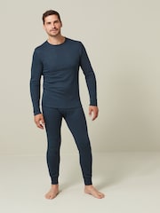 Navy 2 Pack Thermal Long Sleeve Top - Image 5 of 13