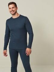Navy 2 Pack Thermal Long Sleeve Top - Image 7 of 13