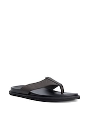 Dune London Brown Irvin Smart Sandals - Image 2 of 5