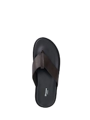 Dune London Brown Irvin Smart Sandals - Image 4 of 5