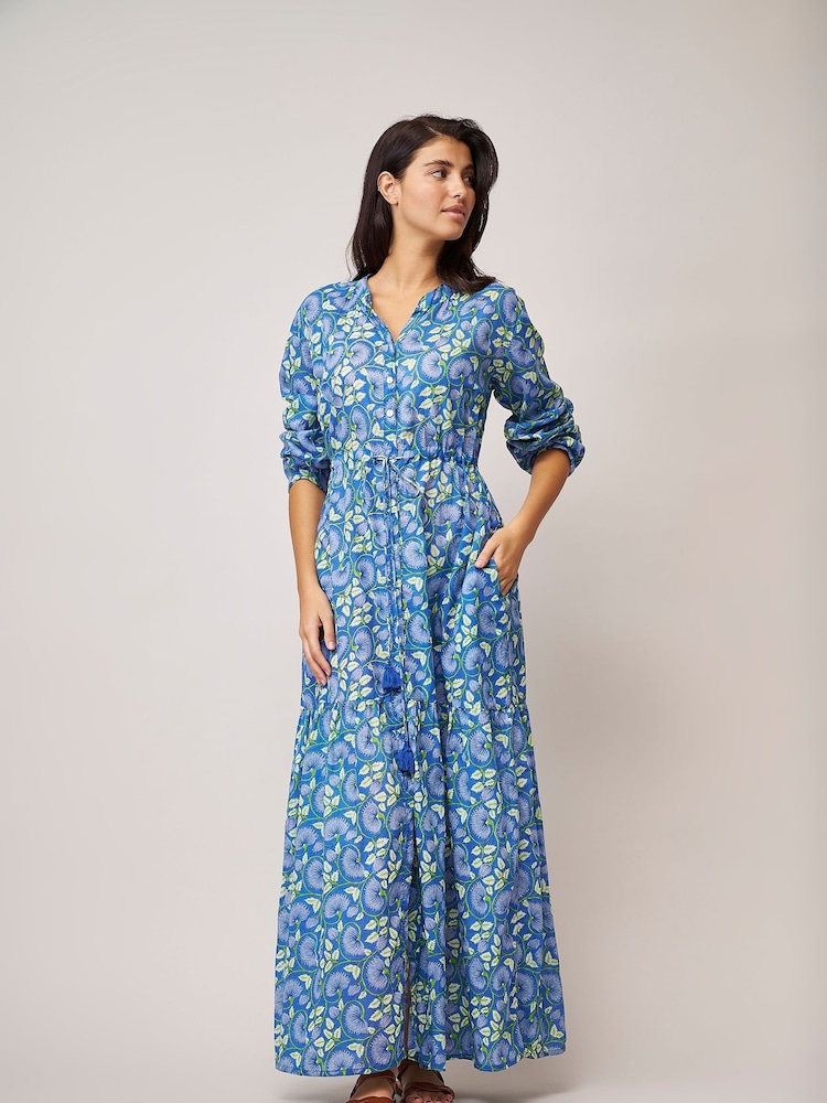 Dream Blue Nightingale Floral Maxi Dress - Image 1 of 2