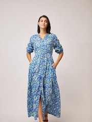 Dream Blue Nightingale Floral Maxi Dress - Image 2 of 2