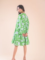 Dream Green Lobster Flower Mini Dress - Image 2 of 3