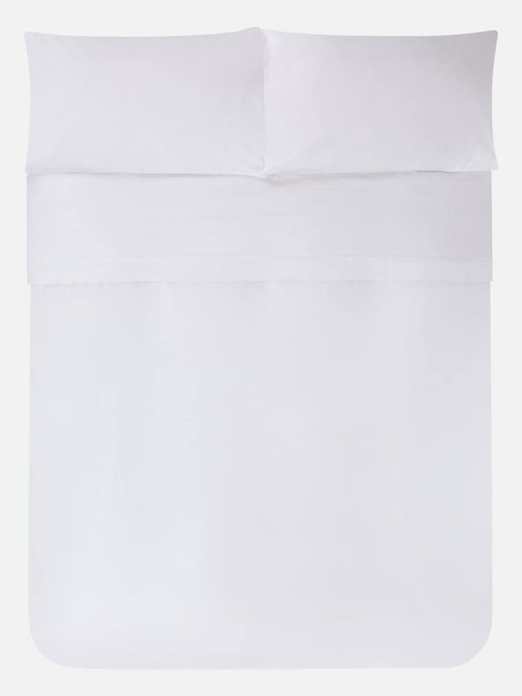 Jasper Conran London White Flat 100% Cotton 300 Thread Count Sheet - Image 2 of 4 Jasper Conran London White Flat 100% Cotton 300 Thread Count Sheet - Image 2 of 4