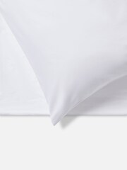 Jasper Conran London White Flat 100% Cotton 300 Thread Count Sheet - Image 3 of 4