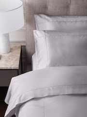 Jasper Conran London Grey 500 Thread Count SUPIMA® Flat Sheet - Image 1 of 3