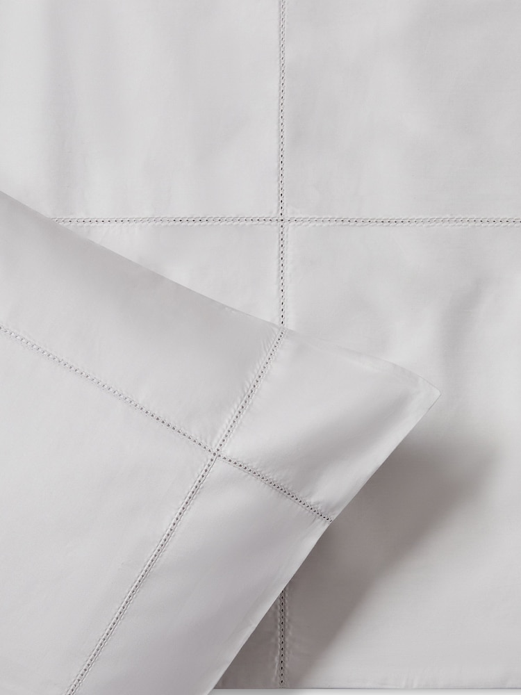 Jasper Conran London Grey 500 Thread Count SUPIMA® Flat Sheet - Image 2 of 3