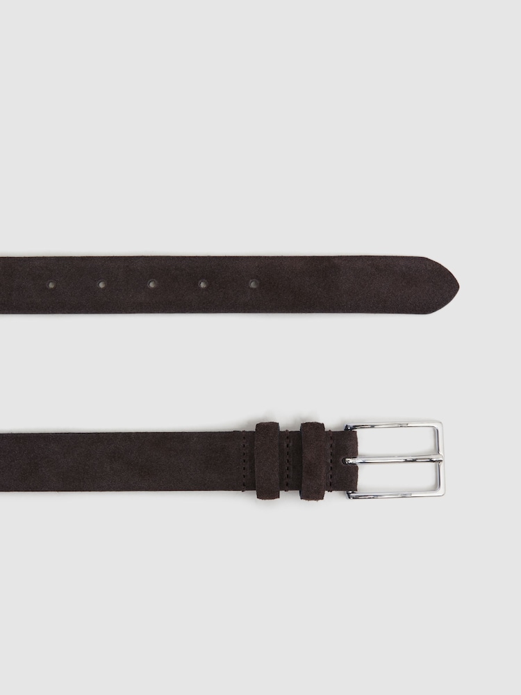 chocolat - Ceinture daim Reiss Dante - Image 3 of 4