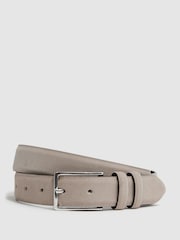 Reiss Stone Dante Suede Belt - Image 1 of 4