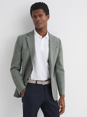Reiss Stone Dante Suede Belt - Image 2 of 4