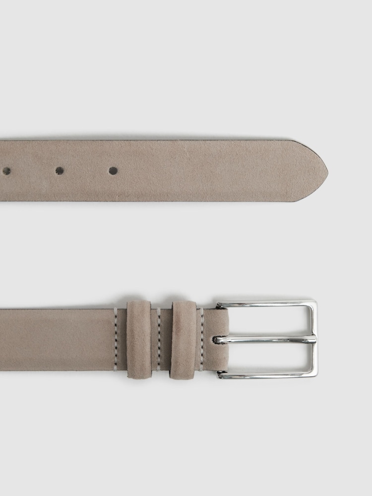 Pastelgeel - Reiss - Dante - Suède riem - Image 3 of 4