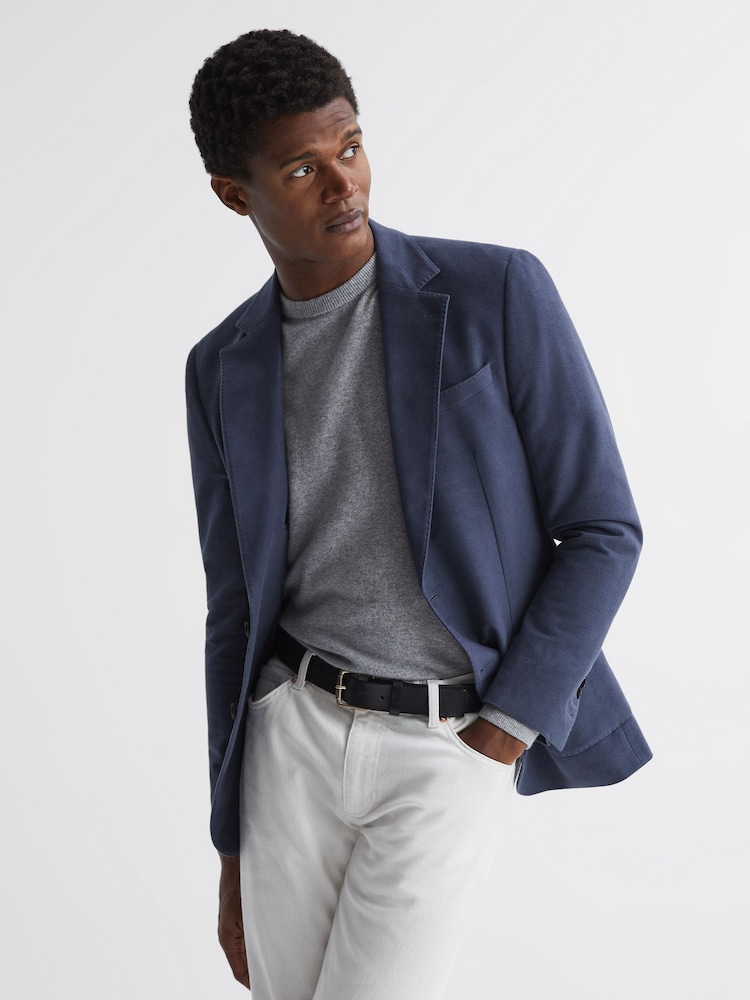 Reiss Black Grayson Leather Rivet Belt - Image 2 of 4 Reiss Black Grayson Leather Rivet Belt - Image 2 of 4