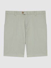 Reiss Soft Sage Wicket S Short Length Casual Chino Shorts - Image 2 of 6