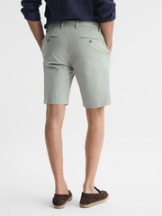 Reiss Soft Sage Wicket S Short Length Casual Chino Shorts - Image 5 of 6