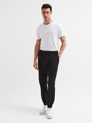 Reiss Black Lemar Technical Trousers - Image 3 of 6