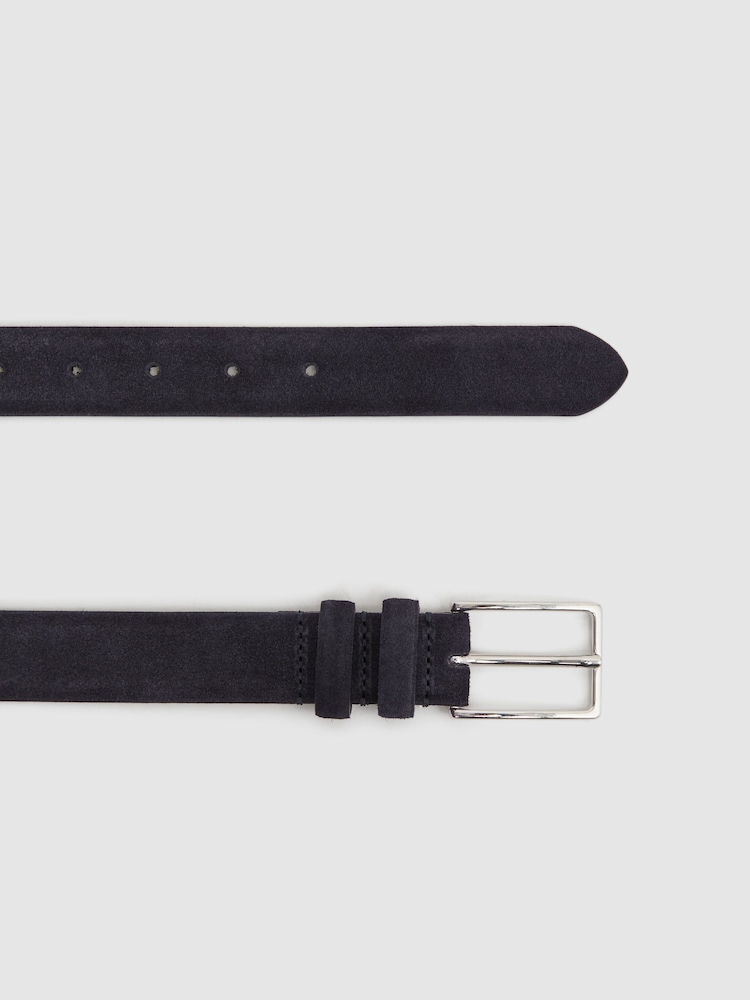 Marineblauw - Reiss - Dante - Suède riem - Image 3 of 4