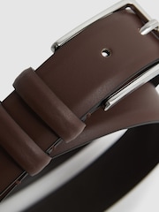 Reiss Tan Dante Smooth Leather Belt - Image 4 of 4