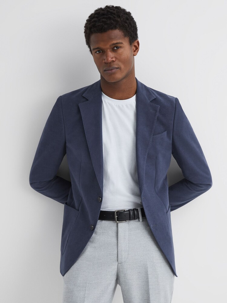 Reiss Black Lucas Grained Leather Belt - Image 2 of 4 Reiss Black Lucas Grained Leather Belt - Image 2 of 4