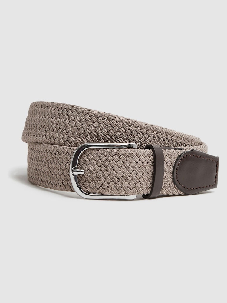 Stone - Reiss ELMONT Flechtgürtel - Bild 1 von 5 Stone - Reiss ELMONT Flechtgürtel - Bild 1 von 5