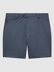 Reiss Airforce Blue Wicket S Short Length Casual Chino Shorts - Image 2 of 5