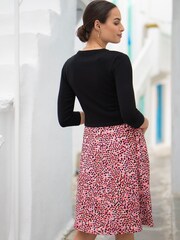 Seraphine Pink Dress With Detachable Knit Top And Woven Skirt - Image 2 of 8