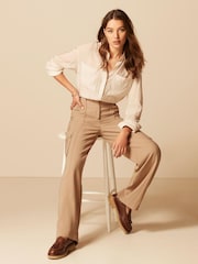Stone Tailored Utility Cargo Straight Trousers - Image 2 of 5
