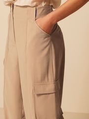 Stone Tailored Utility Cargo Straight Trousers - Image 4 of 5