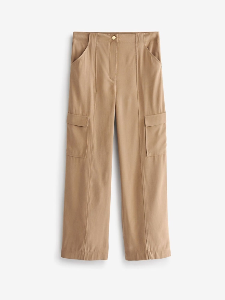 Stone Tailored Utility Cargo Straight Trousers - Image 5 of 5