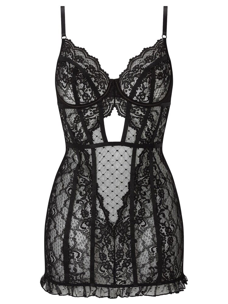 Ann Summers Black The Sweetheart Lace Body - Image 4 of 4