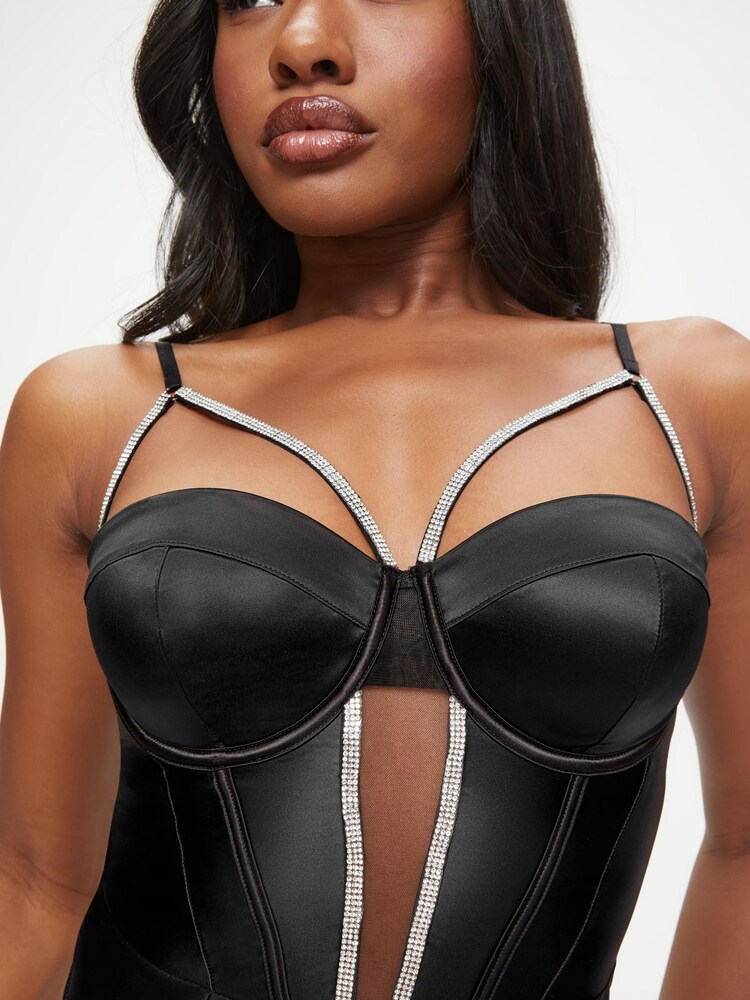 Ann Summers Crystalline Diamanté Black Body - Image 3 of 4