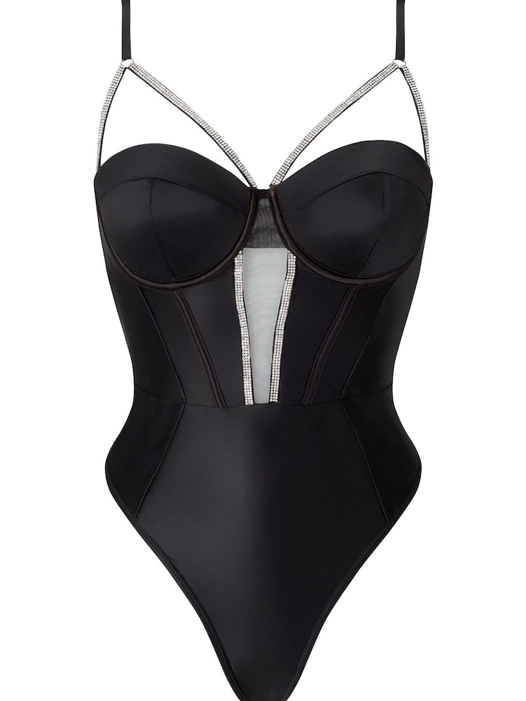 Ann Summers Crystalline Diamanté Black Body - Image 4 of 4