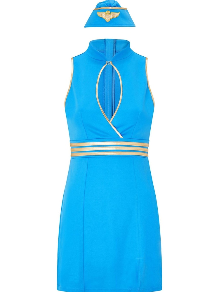 Ann Summers Blue Air Hostess Outfit - Image 4 of 4