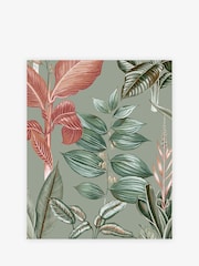 Papel pintado de 10 metros con diseño de hojas - Imagen 3 de 4