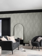 Taupe Brown Leaf Sprigs 10M Wallpaper - Image 1 of 4