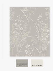 Taupe Brown Leaf Sprigs 10M Wallpaper - Image 2 of 4