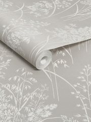 Taupe Brown Leaf Sprigs 10M Wallpaper - Image 4 of 4