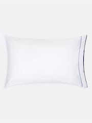 Jasper Conran White 800 Thread Count 100% Cotton Piped Standard Pillowcase - Image 3 of 4