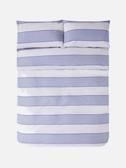 Jasper Conran London Blue Woven Pinstripe Oxford 100% Cotton Pillowcase - Image 3 of 5