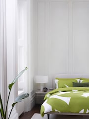 Jasper Conran Set of 2 Green 300 Thread Count Satin Weave 100% Cotton Pillowcases - Image 1 of 4